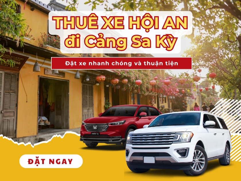 thuê xe hội an đi cảng sa kỳ