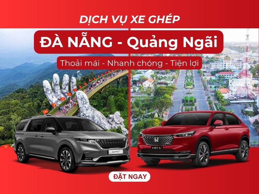 xe ghép đà nẵng quảng ngãi